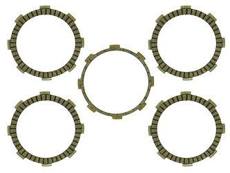 Psychic tarcze sprzęgłowe kawasaki klx 125c/d/l`10-16, ktm 125 duke`11-15, rc`14-15 (ebs4522)